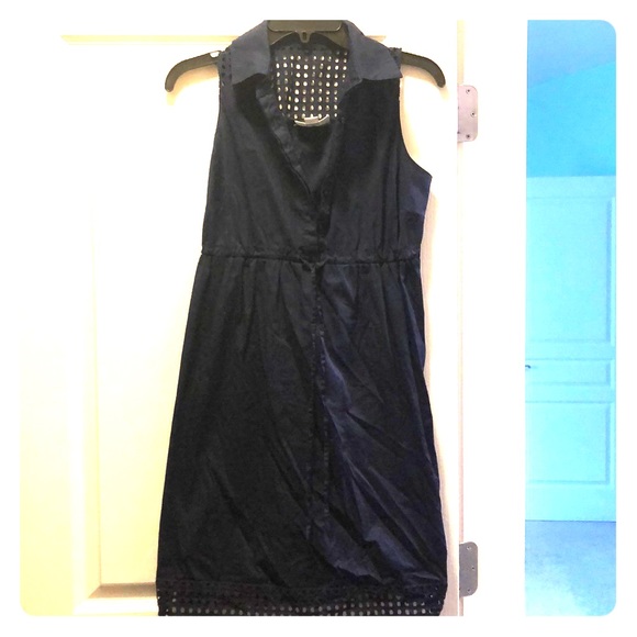 Motherhood maternity sun dress - Navy - Picture 1 of 2